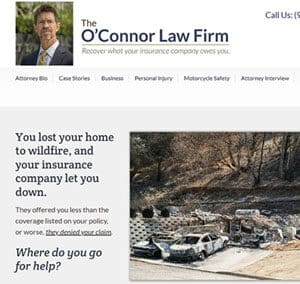 Web & Graphic Design for The O’Connor Law Firm