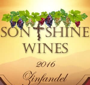 Product Labels for SonShine Wines
