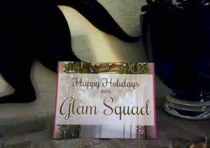 Glam Squad holiday card